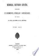 Memorial Histórico Español Tomo Xxii