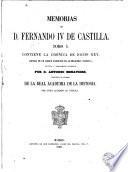 Memorias de D. Fernando IV de Castilla, 1