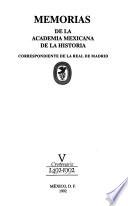 Memorias de la Academia Mexicana de la Historia