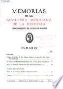 Memorias de la Academia Mexicana de la Historia