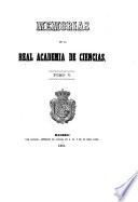Memorias de la Real Academia de Ciencias Exactas, Físicas y Naturales de Madrid