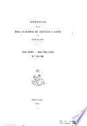 Memorias de la Real Academia de Ciencias Naturales y Artes de Barcelona