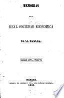 Memorias de la Real Sociedad Patriótica de la Habana