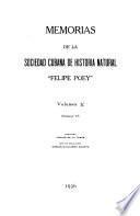 Memorias de la Sociedad Cubana de Historia Natural Felipe Poey