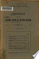 Memorias de la Sociedad Cubana de Historia Natural Felipe Poey.