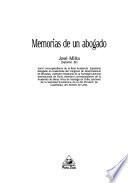 Memorias de un abogado