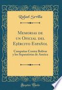 Memorias de un Oficial del Ejército Español
