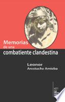 Memorias de una combatiente clandestina