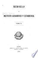 Memorias del Instituto Geográfico y Estadístco