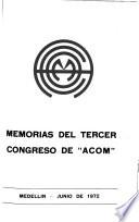 Memorias del Tercer Congreso de ACOM