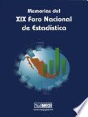 Memorias del XIX Foro Nacional de Estadística