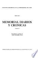 Memorias, diarios y crónicas
