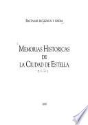 Memorias históricas de la ciudad de Estella