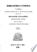 Memorias históricas y estadísticas de Filipinas y particularmente de la grande isla de Luzón ...
