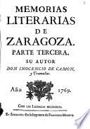 Memorias Literarias de Zaragoza