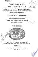 Memorias para servir a la historia del Jacobinismo: (8, XX, 294 p.)