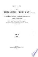 Memorias y revista de la Academia Nacional de Ciencias Antonio Alzate