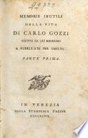 Memorie inutili, scritte da lui medesimo e pubblicate per umiltà