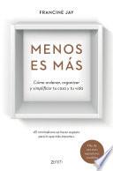 Menos es más