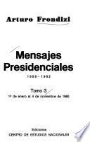 Mensajes presidenciales, 1958-1962