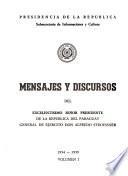 Mensajes y discursos