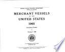 Merchant Vessels of the United States...