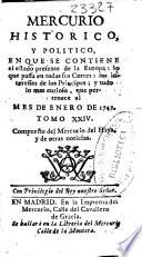 Mercurio Historico, y Politico