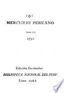 Mercurio peruano de historia, literatura y noticias publicas que da a luz La Sociedad Academica de Amantes de Lima