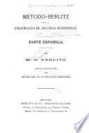Método Berlitz para la ensenañza de idiomas modernos
