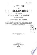 Método del Dr. Ollendorff para aprender á leer, hablar y escribir un idioma cualquiera adaptado al bisaya