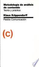 Metodología de análisis de contenido