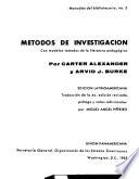 Métodos de investigación con modelos tomados de la literatura pedagógica
