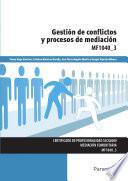 MF1040_3 - Gestión de conflictos y procesos de mediación