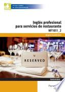 MF1051_2 - Inglés profesional para servicios de restauración