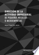 MF1789_3 Dirección de la actividad empresarial de pequeños negocios o microempresas