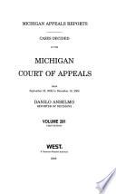 Michigan Appeals Reports