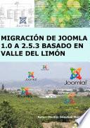 Migración de Joomla 1.0 a 2.5.3 basada en Valle del limon