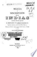 Milicia y descripción de las Indias