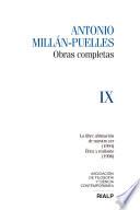 Millán-Puelles. IX. Obras completas