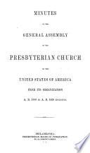 Minutes of the General Assembly of the Presbyterian Church in the United States of America