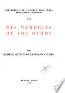 Mis memorias de los otros