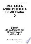 Miscelánea antropológica ecuatoriana