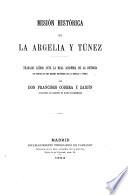 Misión histórica en la Argelia y Túnez