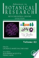 Mitochondrial Genome Evolution