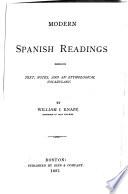 Modern Spanish readings