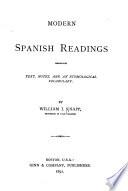 Modern Spanish readings