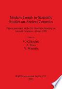 Modern Trends in Scientific Studies on Ancient Ceramics