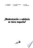 Modernización o sabiduría en tierra mapuche?