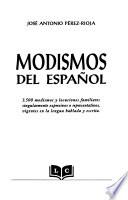 Modismos del español
