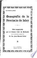 Monografía de la provincia de Islay